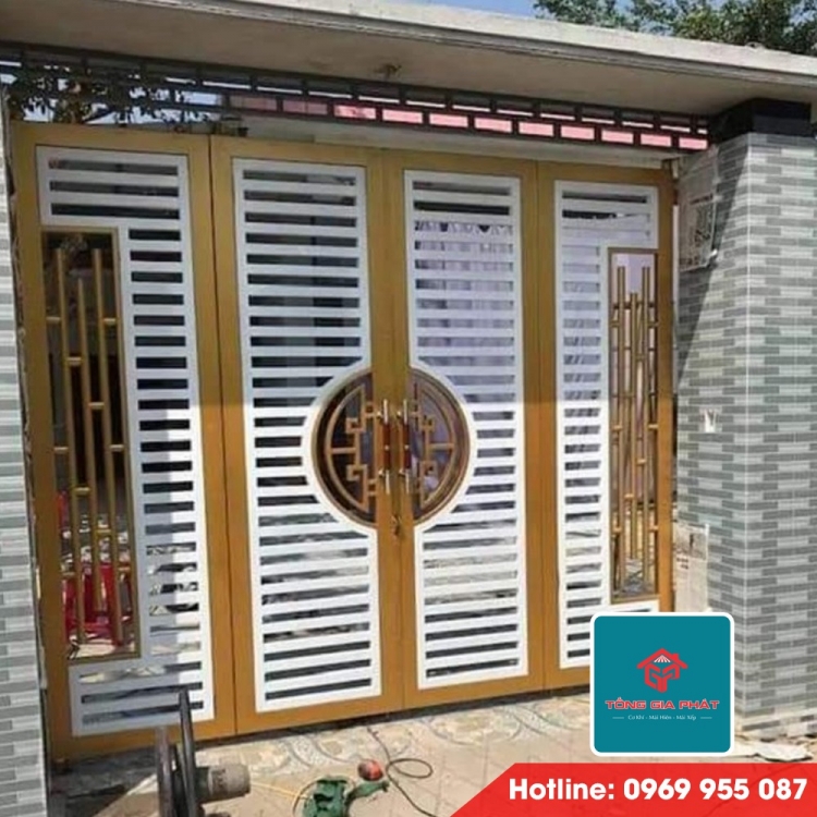 Bộ Cửa Cổng 4 Cánh