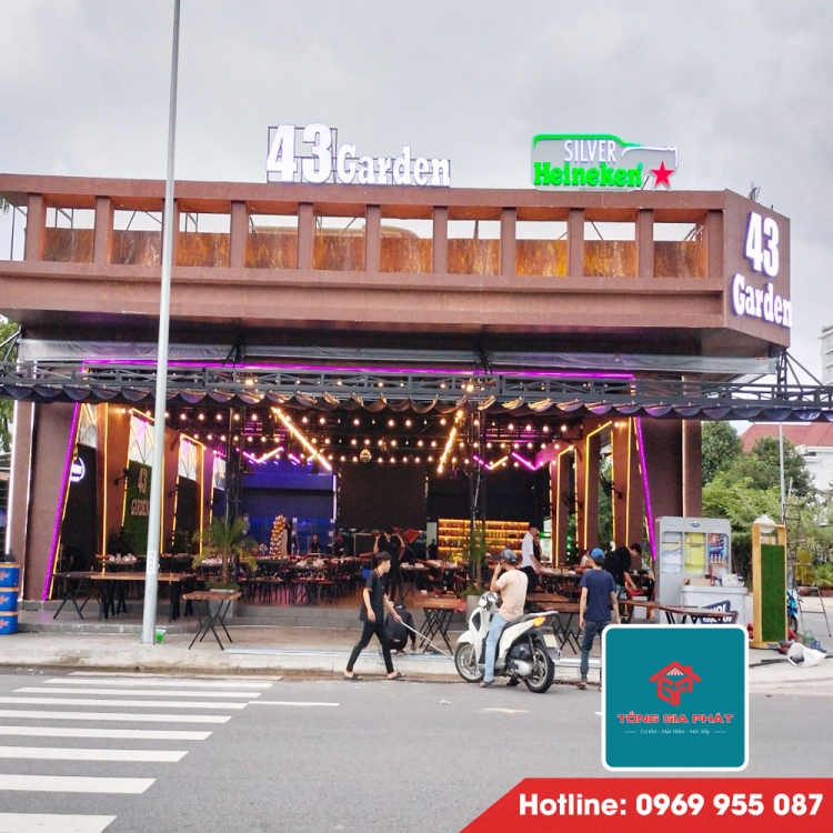 Mái xếp Nhà Hàng 43 Garden